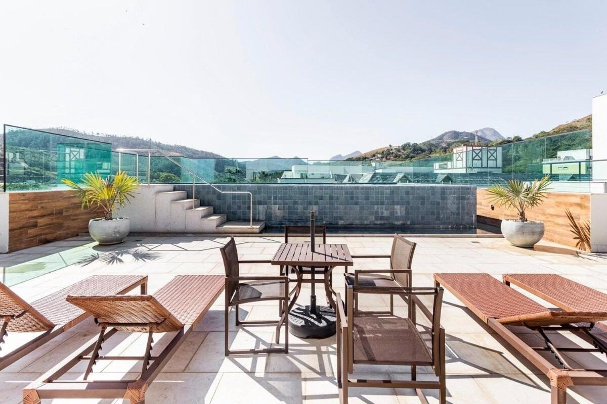 Apto Itaipava, Piscina Borda Infinita, Montanha Petrópolis 外观 照片